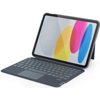 EPICO 10.9" iPad Keyboard Folio Case - Grey, Silver/Grey