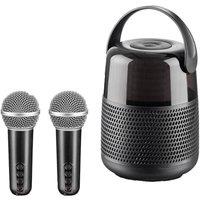 MI-MIC TY6374 Bluetooth Karaoke System - Black, Black