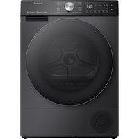 HISENSE 5S Series DH5S102BB WiFi-enabled 10 kg Heat Pump Tumble Dryer - Black, Black