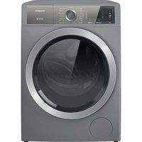 HOTPOINT Gentlepower H8 99ADS GPOWER UK 9 kg 1400 Spin Washing Machine - Silver, Silver/Grey