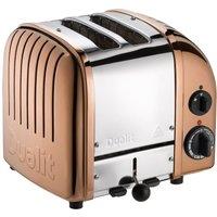 DUALIT Classic 2-Slice Toaster - Copper & Silver, Silver/Grey,Brown