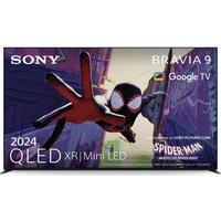 75" SONY BRAVIA 9 Smart 4K Ultra HD HDR QLED Mini LED TV with Google TV & Assistant, Silver/Grey