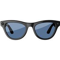 RAY-BAN Meta Skyler Glasses - Shiny Black, Transitions Cerulean Blue