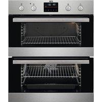 AEG SurroundCook DUB535060M Electric Built-under Double Oven - Stainless Steel, Stainless Steel