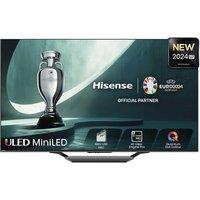 55 HISENSE 55U7NQTUK Smart 4K Ultra HD HDR Mini LED TV with Amazon Alexa, Black