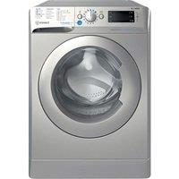 INDESIT Innex Steam Push&Go BWE 81496X SV UK 8 kg 1400 Spin Washing Machine - Silver, Silver/Grey