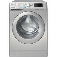 INDESIT Innex Steam Push&Go BWE 91496X SV UK 9 kg 1400 Spin Washing Machine - Silver, Silver/Grey