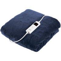 CARMEN C81148BLU Heating Blanket - Blue, 160 x 130 cm