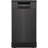 HISENSE HS523E15BUK Slimline Dishwasher - Black, Black