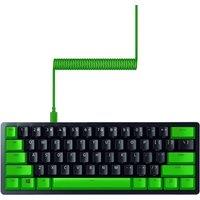 RAZER PBT Keycaps & Coiled Cable - UK/US Layout, Lime Green, Black,Green