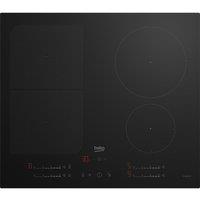 BEKO HII64760UFT 59 cm Electric Induction Hob - Black, Black