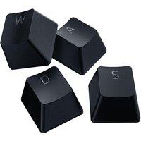 RAZER PBT Keycaps - UK/US Layout, Black, Black