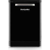 MONTPELLIER Retro MAB1353DK Full-size Dishwasher - Black, Black