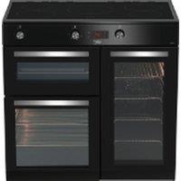 BEKO Pro KDVI90K 90 cm Electric Range Cooker - Black, Black