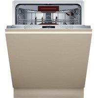 NEFF N50 S155HVX00G Full-size Fully Integrated WiFi-enabled Dishwasher, Silver/Grey