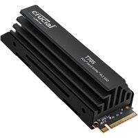 CRUCIAL T705 M.2 Internal SSD with Heatsink - 2 TB, Black