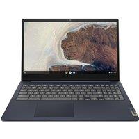 LENOVO IdeaPad Slim 3 15.6 Chromebook - IntelCeleron, 128 GB eMMC, Blue, Blue