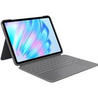 LOGITECH Combo Touch iPad Air 11-inch (M2 & M3), iPad Air (5th gen) Keyboard Case - Grey, Silver/Grey