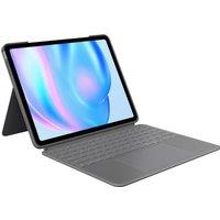 LOGITECH Combo Touch 13 iPad Air (M2 & M3) Keyboard Case - Grey, Silver/Grey