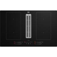BEKO HIXI84700UP 82 cm Vented Electric Induction Hob - Black, Black