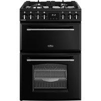 BELLING BEL MRA Farmhouse 60DF Dual Fuel Cooker - Black & Chrome, Black,Silver/Grey