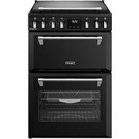 STOVES ST DX MRA RICH 60DF 60 cm Dual Fuel Range Cooker - Black, Black