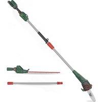 WEBB WEV20PSHTB2 Cordless Pole Hedge Trimmer - Green & Grey