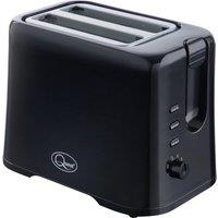 QUEST 34289 2-Slice Toaster - Black, Black