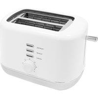 QUEST 39939 2-Slice Toaster - White & Silver, Silver/Grey,White
