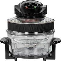 QUEST 43850A Halogen Air Fryer - Clear & Black, Clear,Black