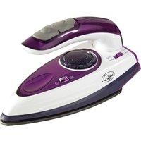 QUEST 34030 Travel Steam Iron - White & Purple, Purple,White