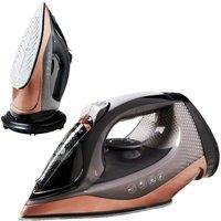 QUEST 34149 Cordless Steam Iron - Grey & gold, Gold,White,Silver/Grey,Blue