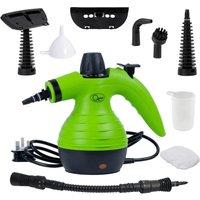 QUEST 41980 Handheld Steam Cleaner - Green, Green