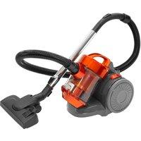 QUEST 44889 Cylinder Bagless Vacuum Cleaner - Orange & Grey, Silver/Grey,Orange