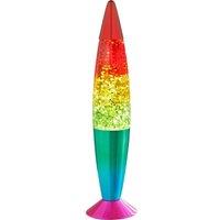GLOBAL GIZMOS 48639 16" Glitter Lamp - Rainbow