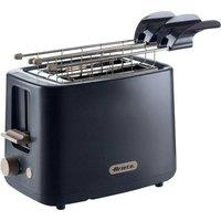 ARIETE Breakfast 0157 2-Slice Toaster - Dark Grey, Silver/Grey