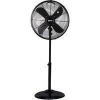 IGENIX DF1660BL 16" Pedastal Fan - Black, Black