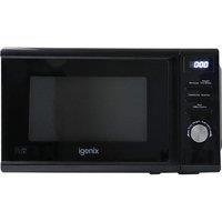 IGENIX IGMD0820B Compact Solo Microwave - Black, Black