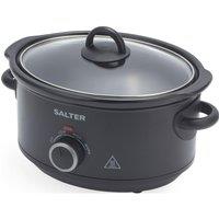 SALTER Kuro Slow Cooker - Black, Black