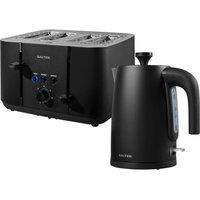 SALTER COMBO-8824 Kuro Jug Kettle & 4-Slice Toaster Bundle - Black, Black