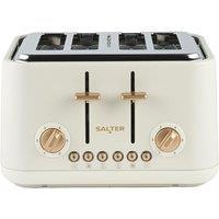 SALTER Pebble EK5823OB 4-Slice Toaster - Stone, Cream