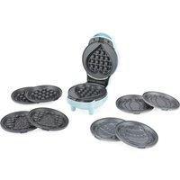 GILES & POSNER 5-in-1 Mini Waffle Maker - Blue