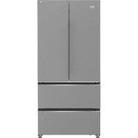 BEKO HarvestFresh Aeroflow GNE4543VPX Fridge Freezer - Stainless, Silver/Grey
