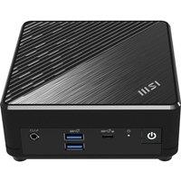 MSI Cubi N ADL S Mini Desktop PC - IntelN100, 128 GB SSD, Black, Black