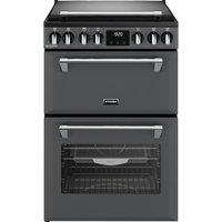 STOVES Richmond Deluxe ST DX MRA RICH 60DF 60 cm Dual Fuel Cooker - Anthracite & Chrome, Silver/Grey,Black