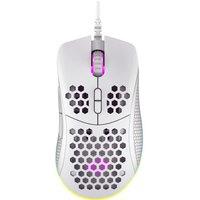 NOS M-600 V2 Ultralight RGB Optical Gaming Mouse, White