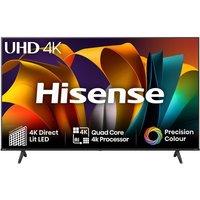 50" HISENSE 50A6NTUK Smart 4K Ultra HD HDR LED TV with Amazon Alexa, Black