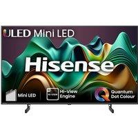 50 HISENSE 50U6NQTUK Smart 4K Ultra HD HDR Mini LED TV with Amazon Alexa, Silver/Grey