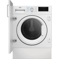 BEKO RecycledTub WDIK754411 Integrated Bluetooth 7 kg Washer Dryer, White