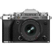 FUJIFILM X-T5 Mirrorless Camera with FUJINON XF 16-50 mm f/2.8-4 R LM WR Lens - Silver, Silver/Grey